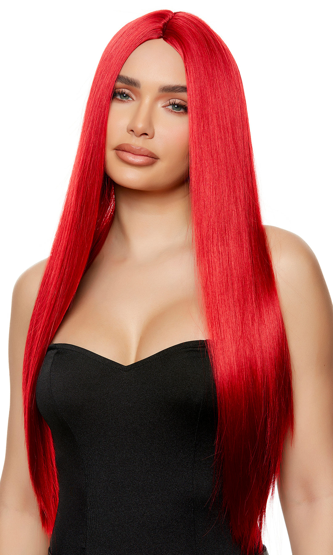 Red Straight Wig