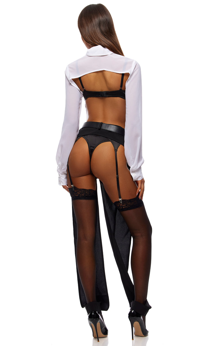 Business Casual 8-Piece Meme Character Costume Set