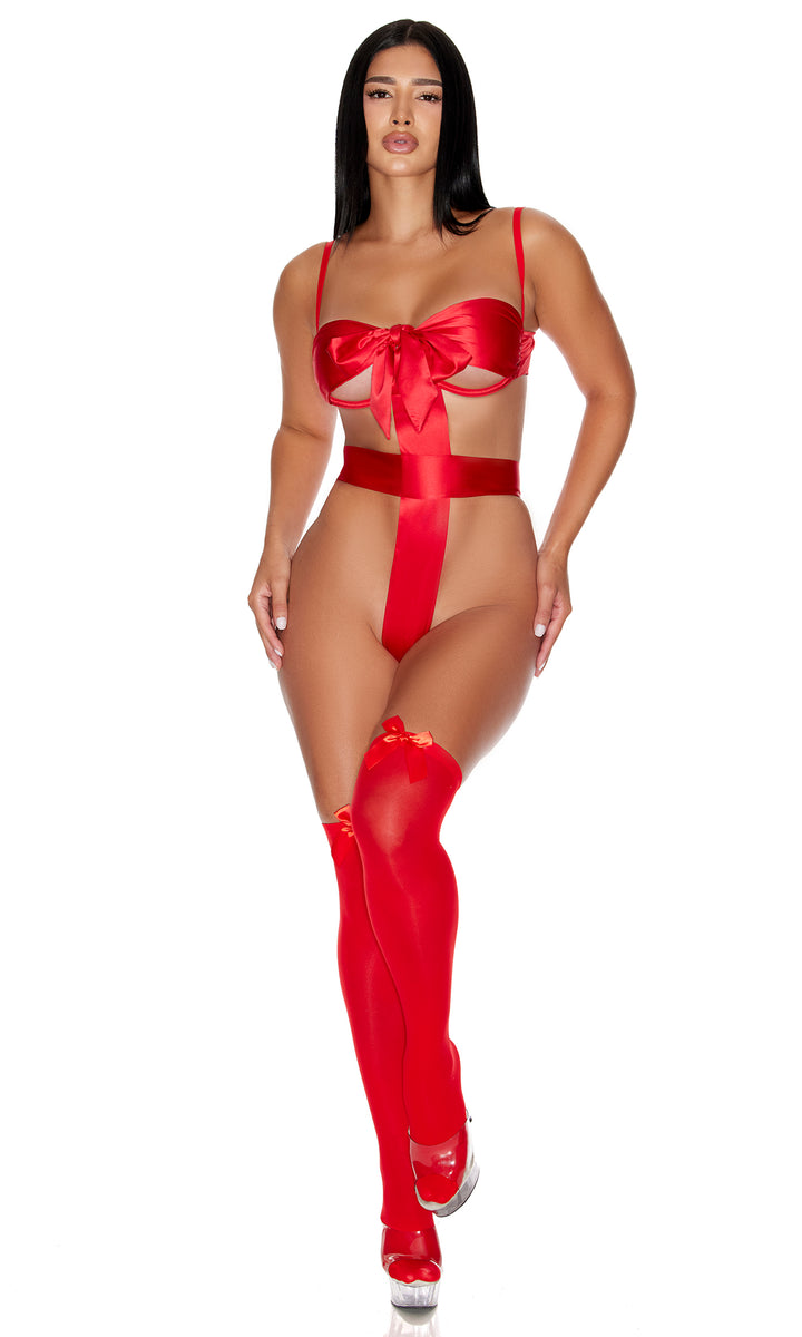 Wish List 2-Piece Wrapped Gift Bedroom Costume
