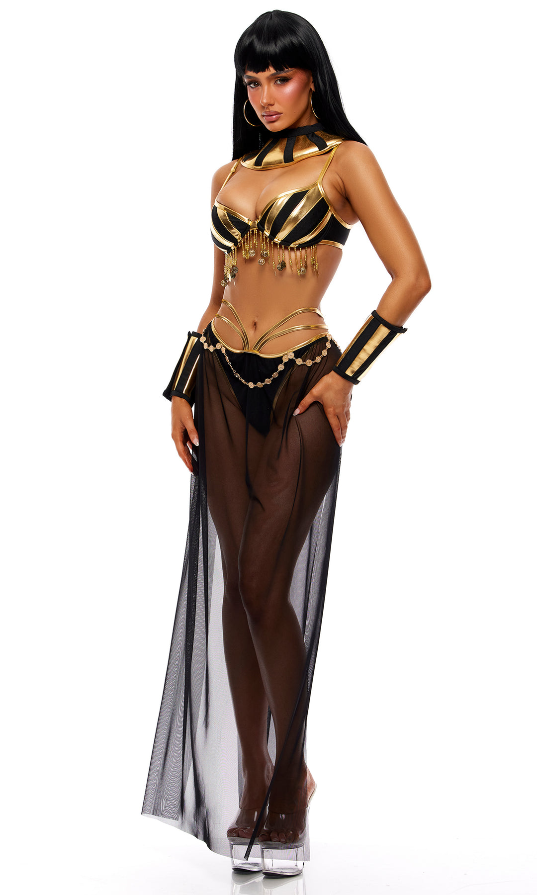 Cleopatra Complex 4-Piece Pharaoh Costume Set