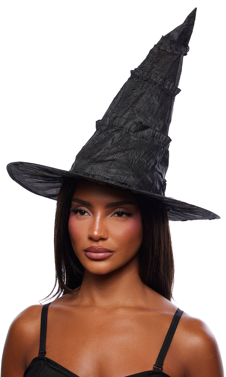 Ruffle Witch Hat