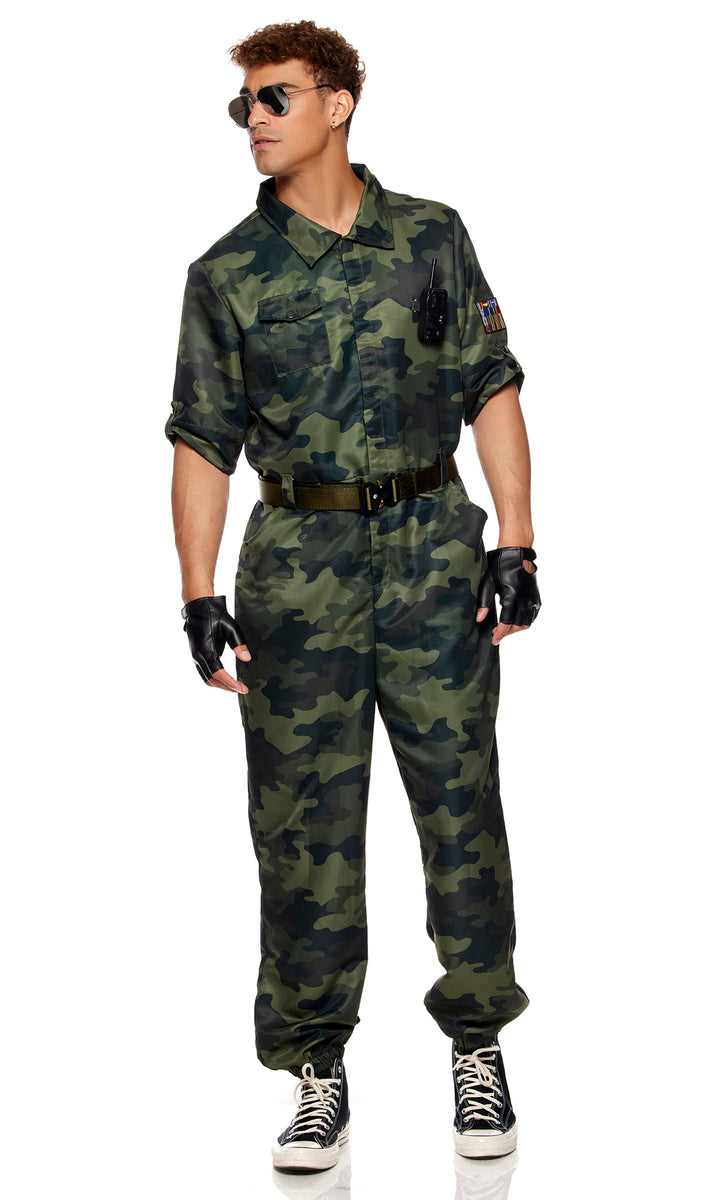 Combat Ready Men's Soldier Costume