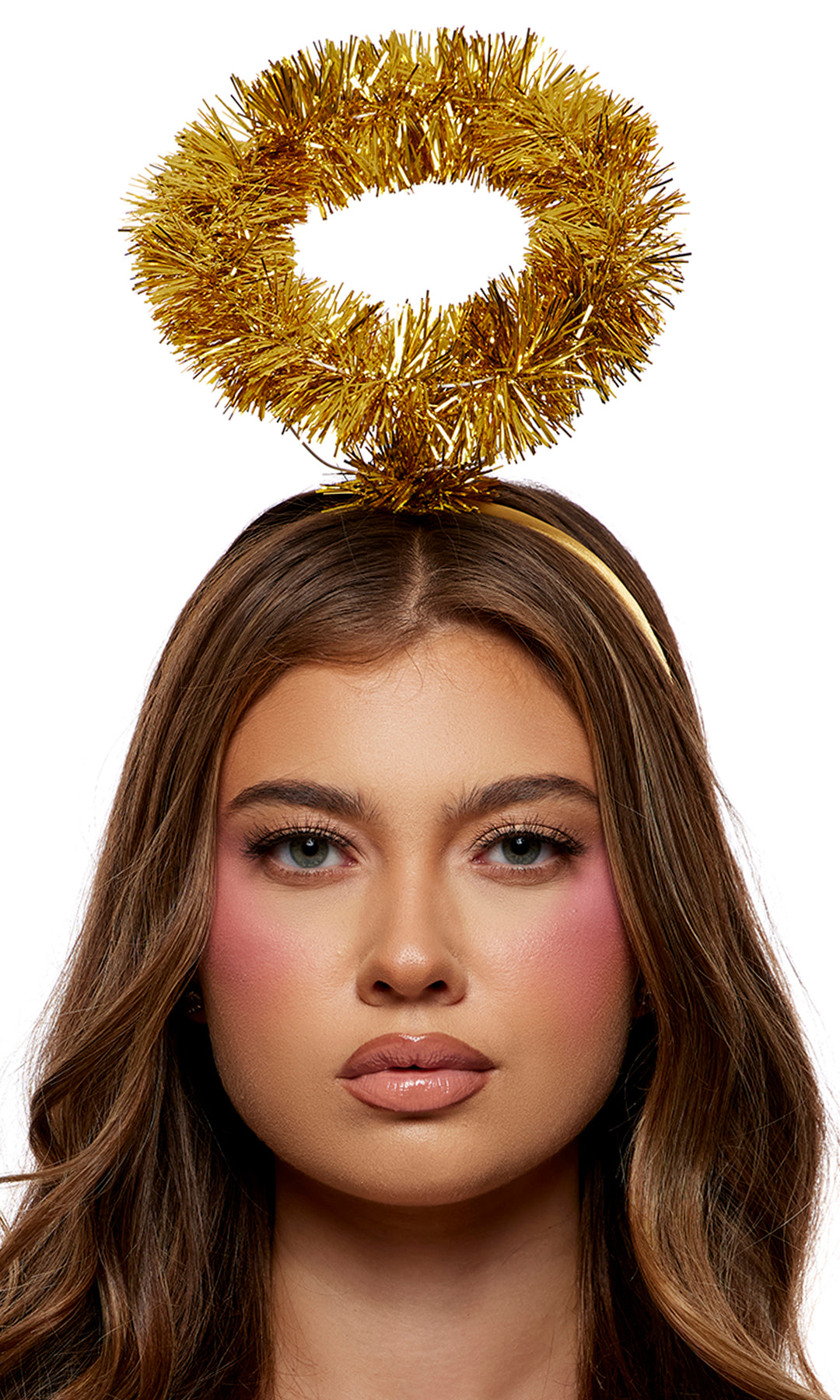 Halo Tinsel Headband - Gold