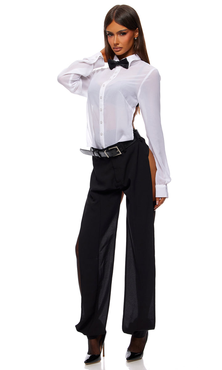 Business Casual 8-Piece Meme Character Costume Set