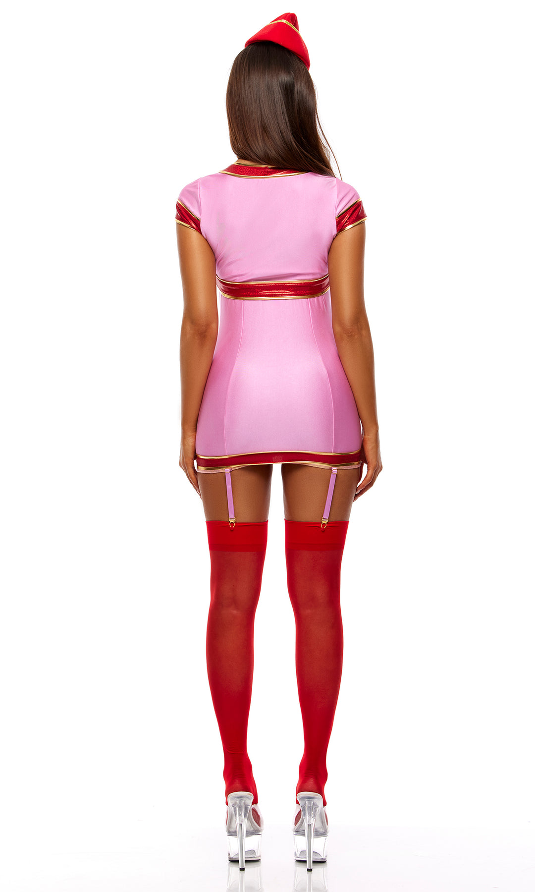 Mile High Club 5-Piece Flight Attendant Costume Set