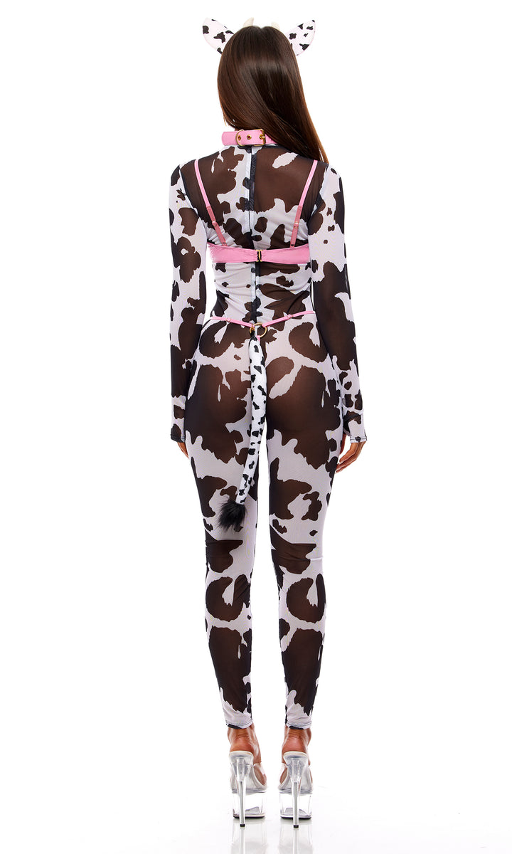 Moo’d Swings 7-Piece Cow Costume Set