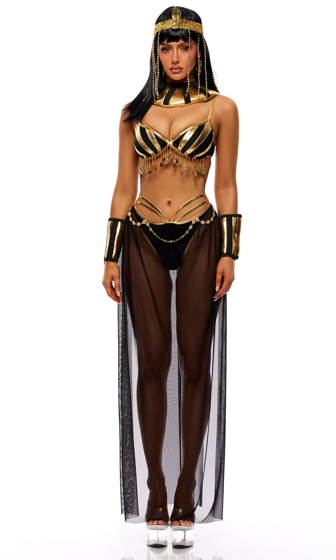 Cleopatra Complex 4-Piece Pharaoh Costume Set