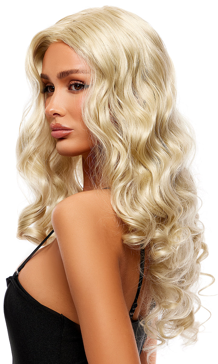 Blonde Curly Wig