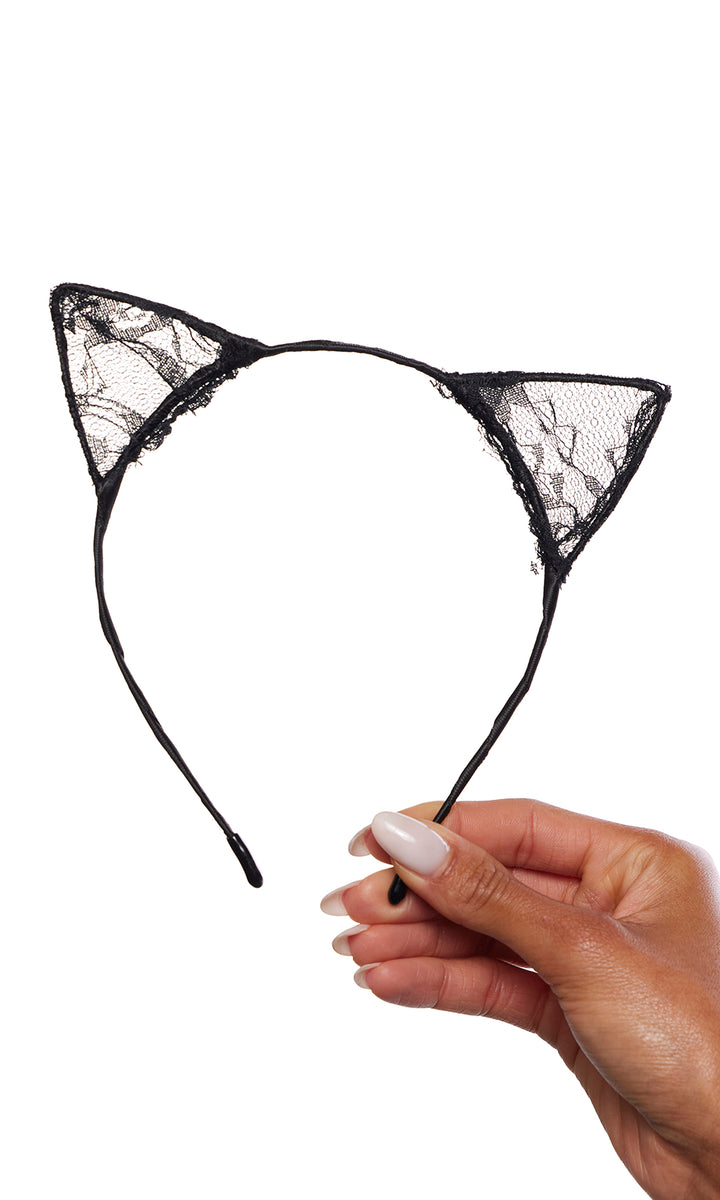 Lace Cat Ear Headband