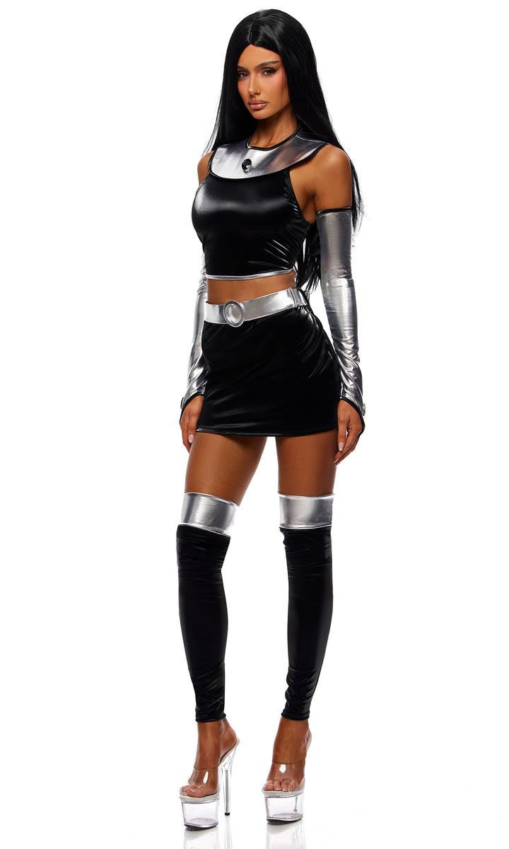 Villain Coded 5-Piece Comic Book Character Costume Set