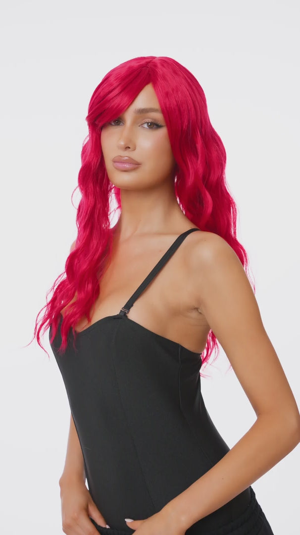 Red Wavy Wig