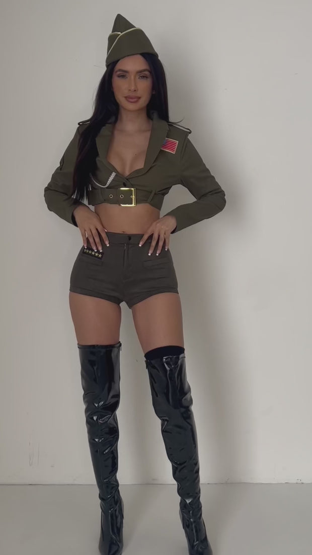 Command Attention Sexy Military Costume  Forplay Inc