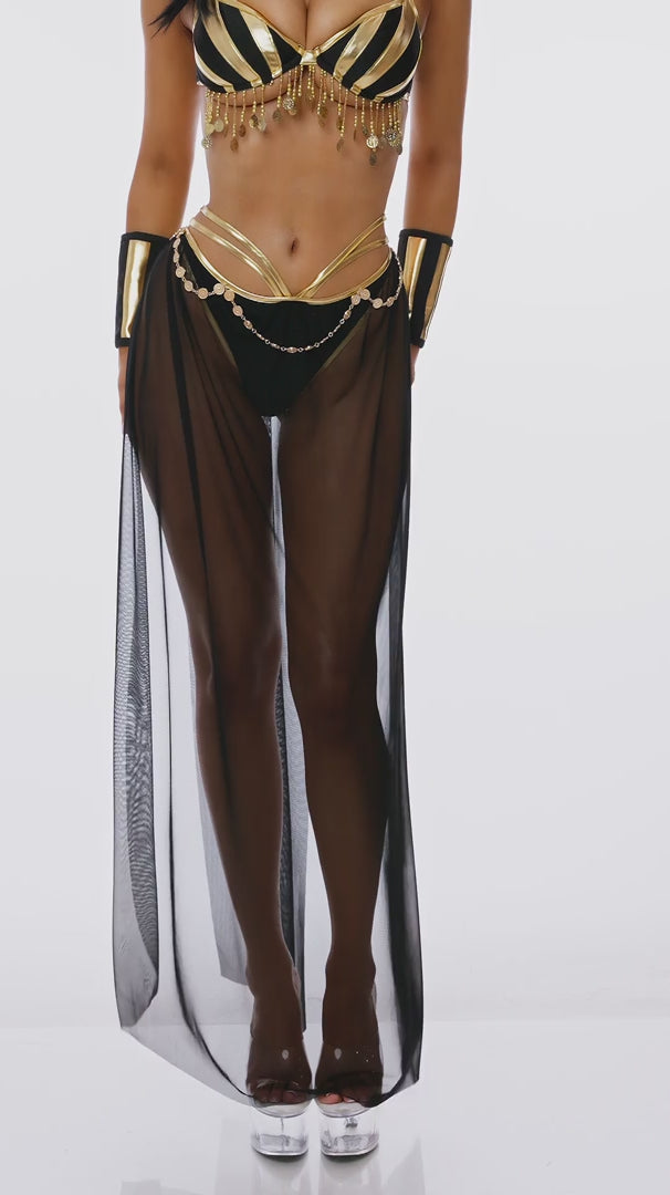 Cleopatra Complex 4-Piece Pharaoh Costume Set