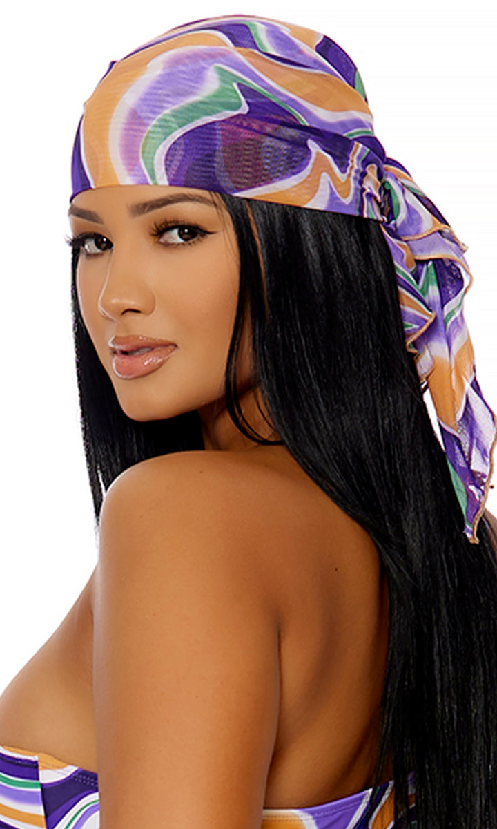 Over Your Head Mesh Headwrap
