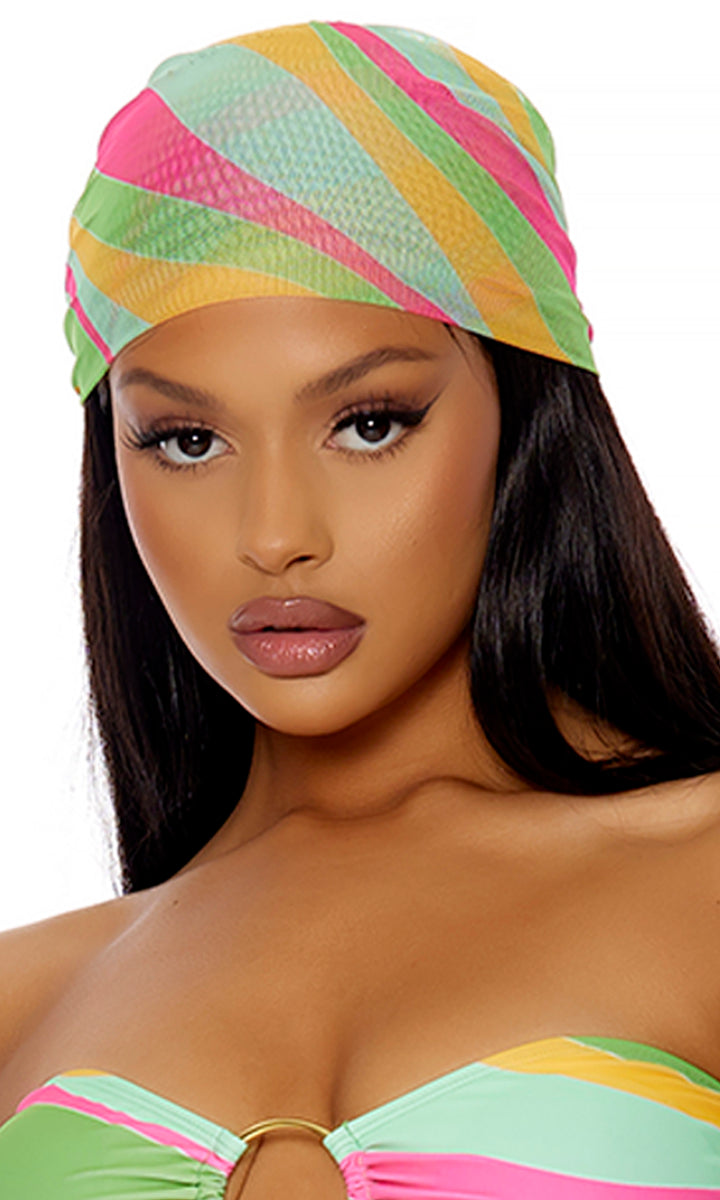 Over Your Head Mesh Headwrap