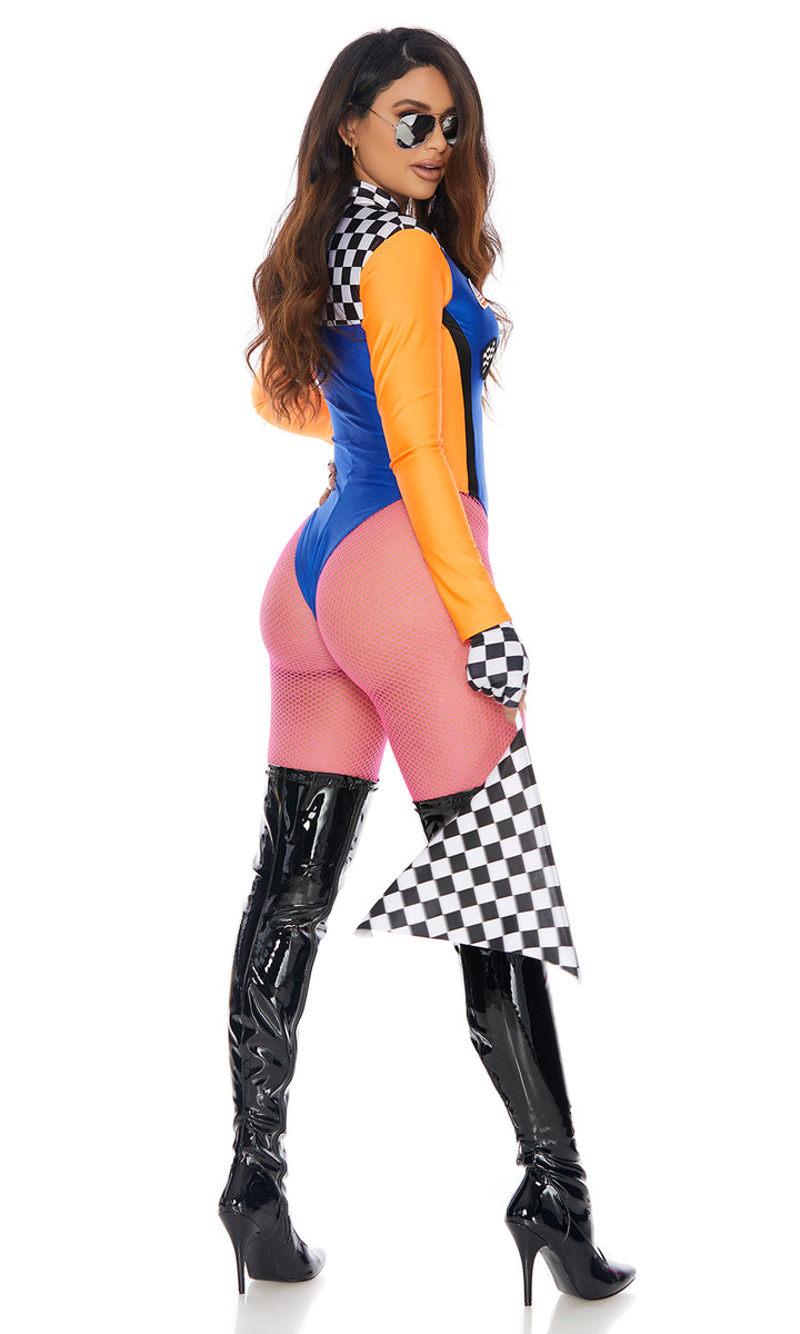 Sponsor Me Sexy Racer Costume
