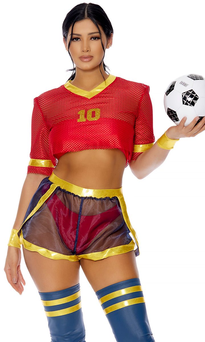 Goals Sexy Soccer Player Costume