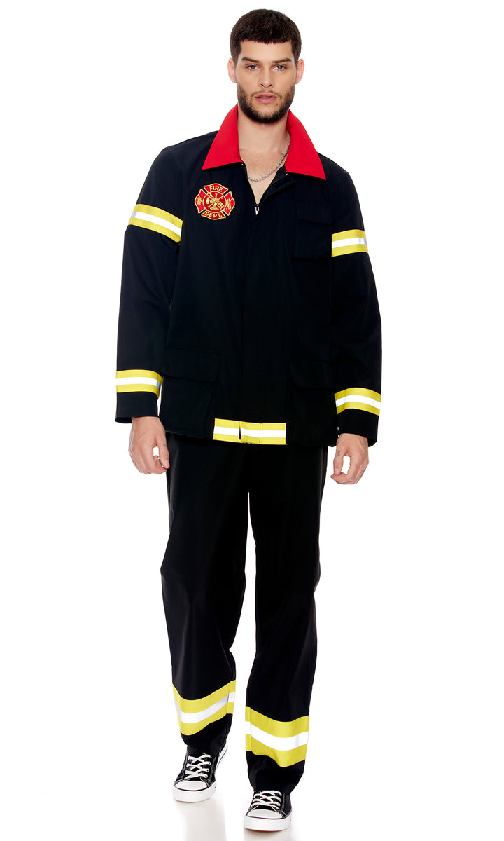 Where's The Fire Men's Firefighter Costume