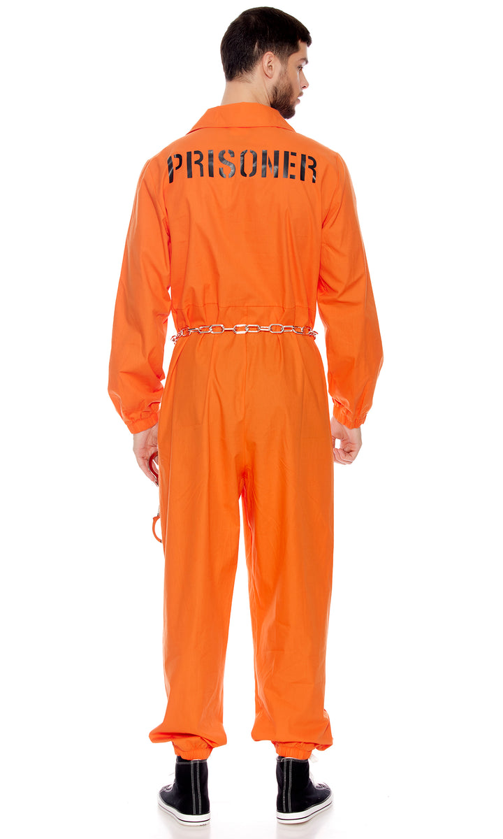 Lock it Down Men's Inmate Costume