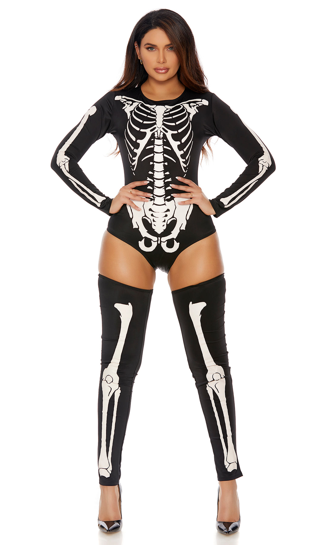 Bad To The Bone Sexy Skeleton Costume