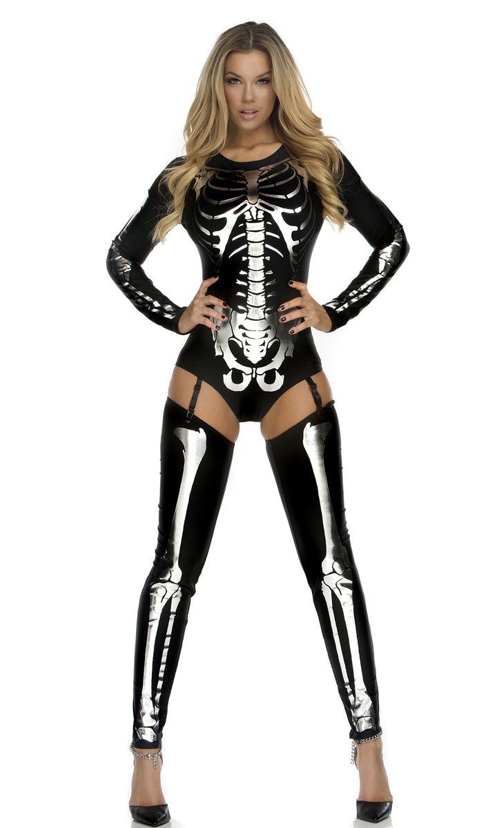 Snazzy Skeleton Sexy Costume
