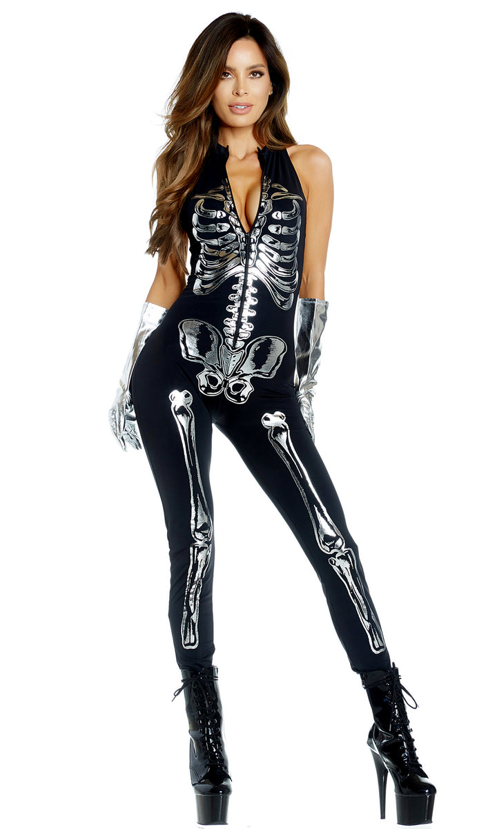 Flashy On The Inside Sexy Skeleton Costume