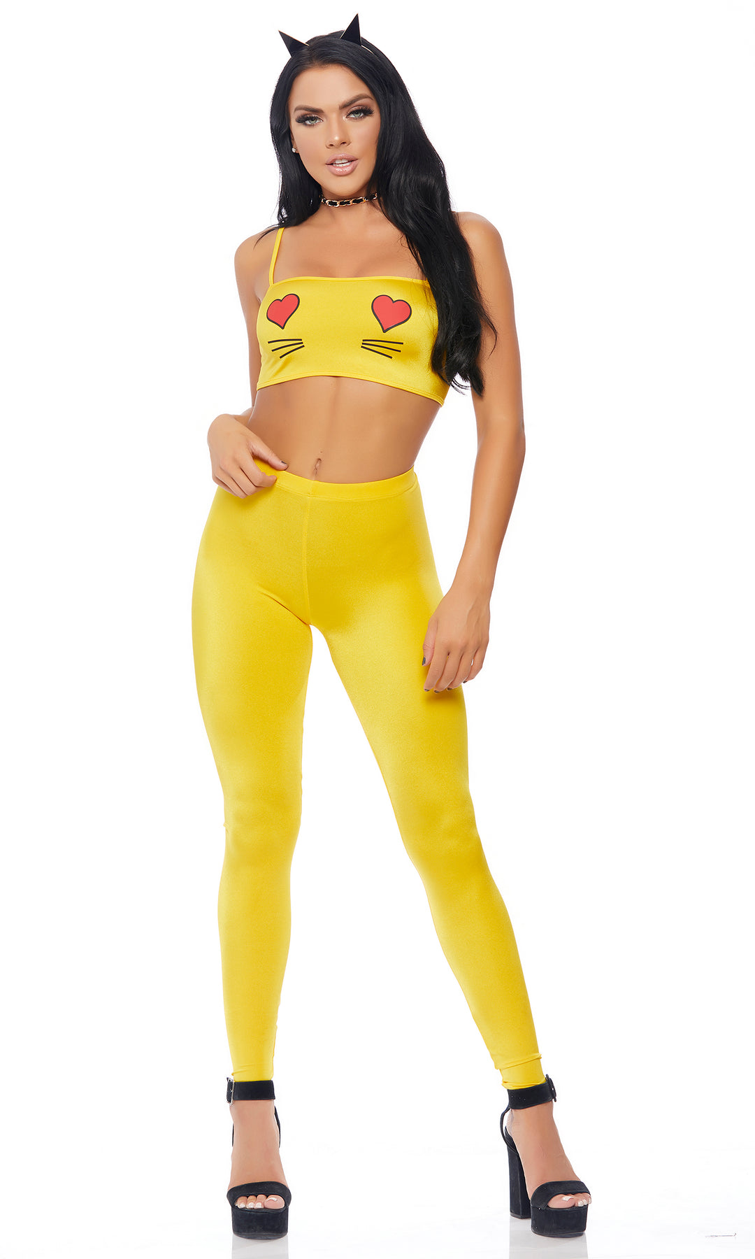 Want You 2pc. Bandeau Emoji Costume Set