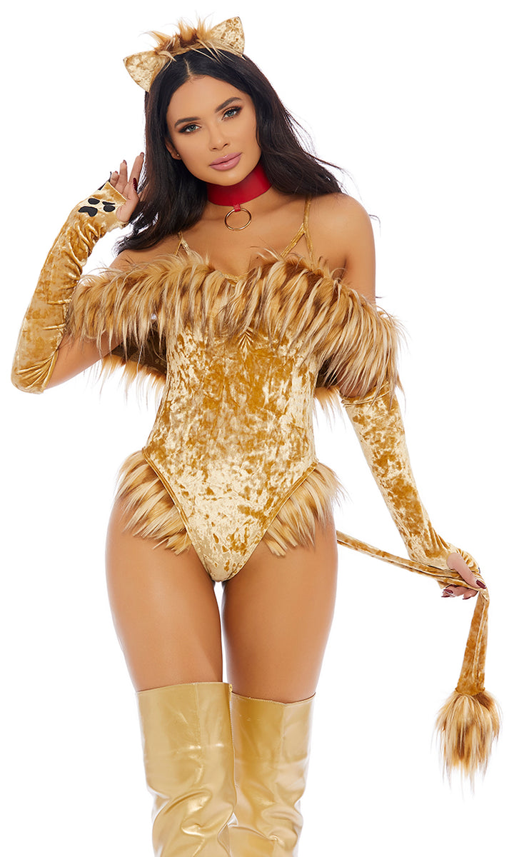 A Scaredy Lion Sexy Movie Character Costume